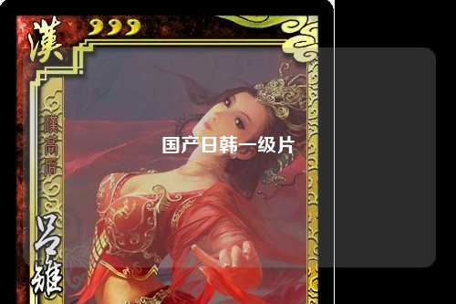 国产日韩一级片