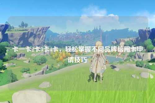 卡一卡2卡3卡4卡，轻松掌握不同品牌信用卡申请技巧