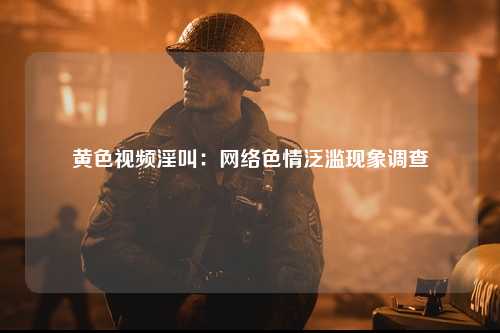 黄色视频淫叫：网络色情泛滥现象调查
